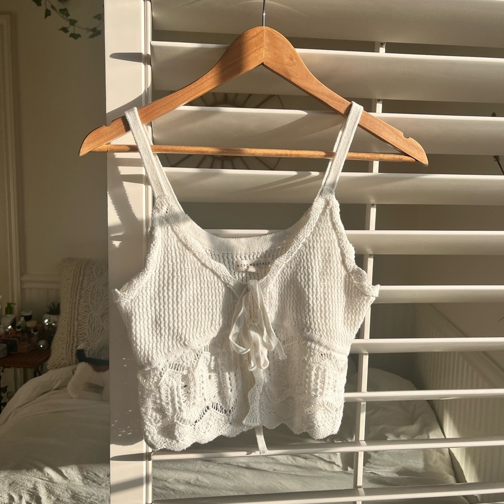 Aeropostale Lace Knit Top